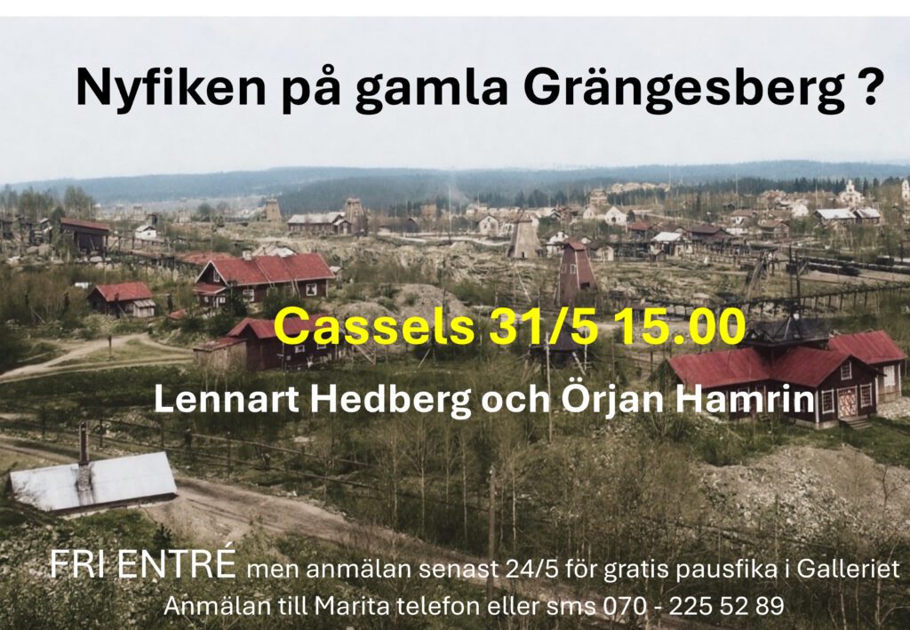 Nyfiken på gamla Grängesberg?