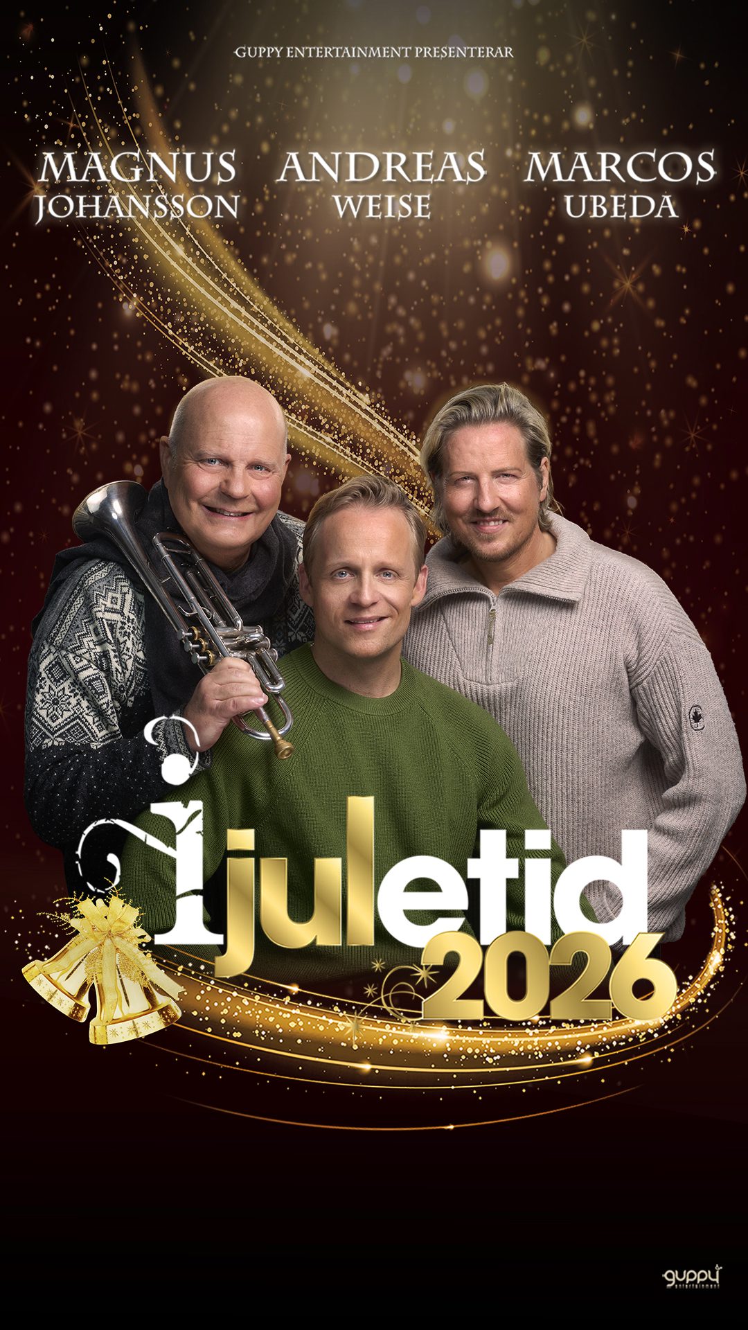 GUPPY ENTERTAINMENT - I Juletid 2026 - INSTAGRAM 1080x1920pxl